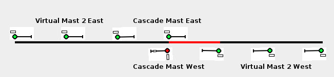 Layout with block 1W occupied.