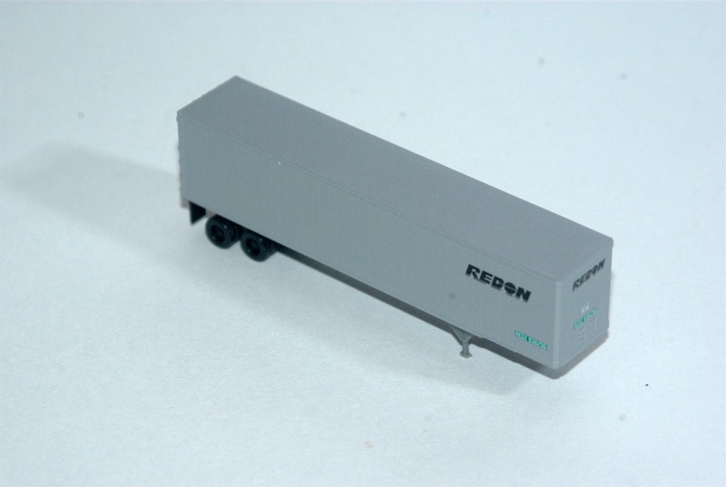 Atlas 45ft Pines Trailer in Redon paint.