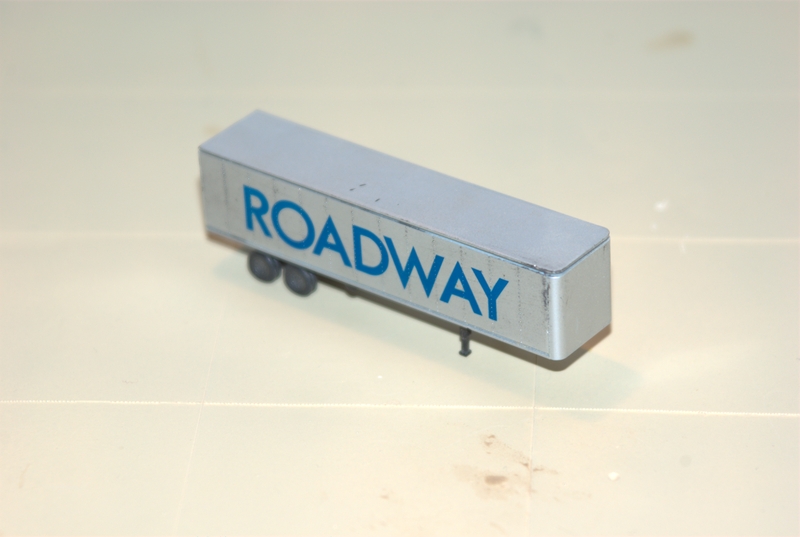 ConCor 40 foot container on flatcar.